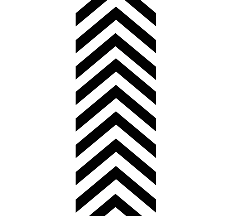 Zigzag Pattern Design striped wallpaper - TenStickers