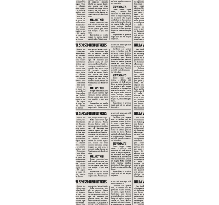 Vintage Newspaper Style custom wallpaper - TenStickers