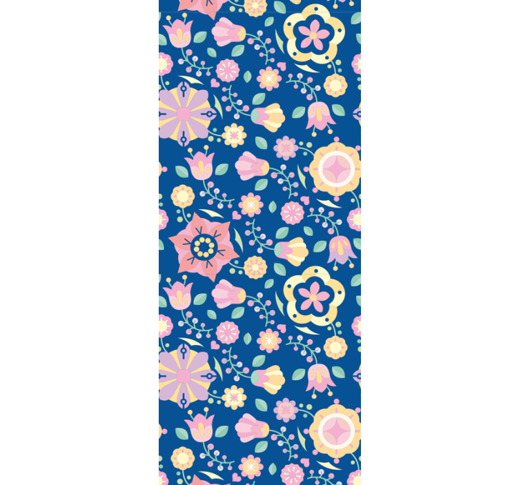 Floral Bloom Composition flower wallpaper - TenStickers