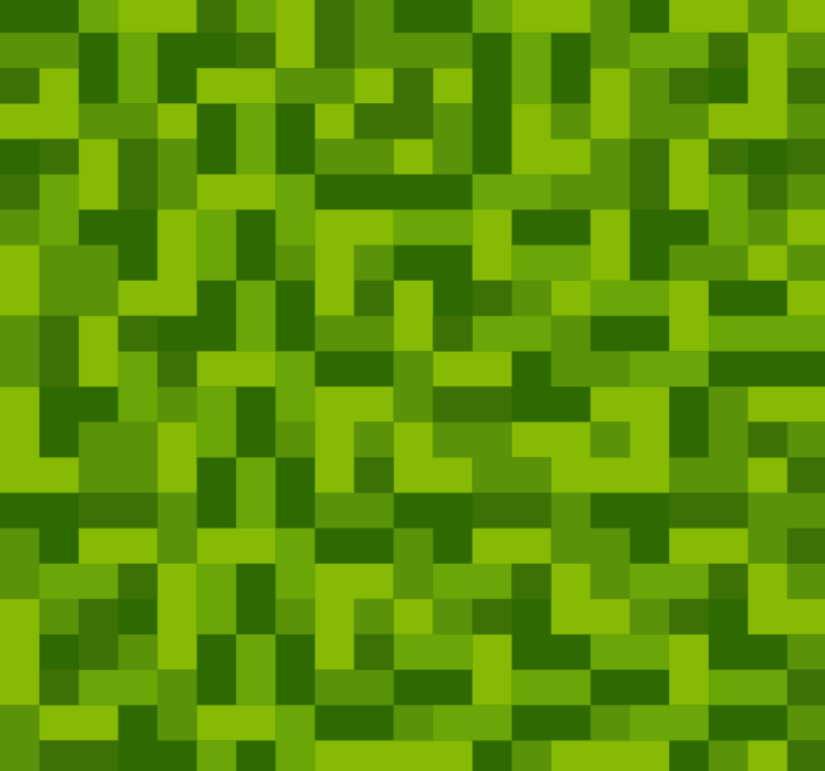 Green squarred gaming design teens wallpaper - TenStickers