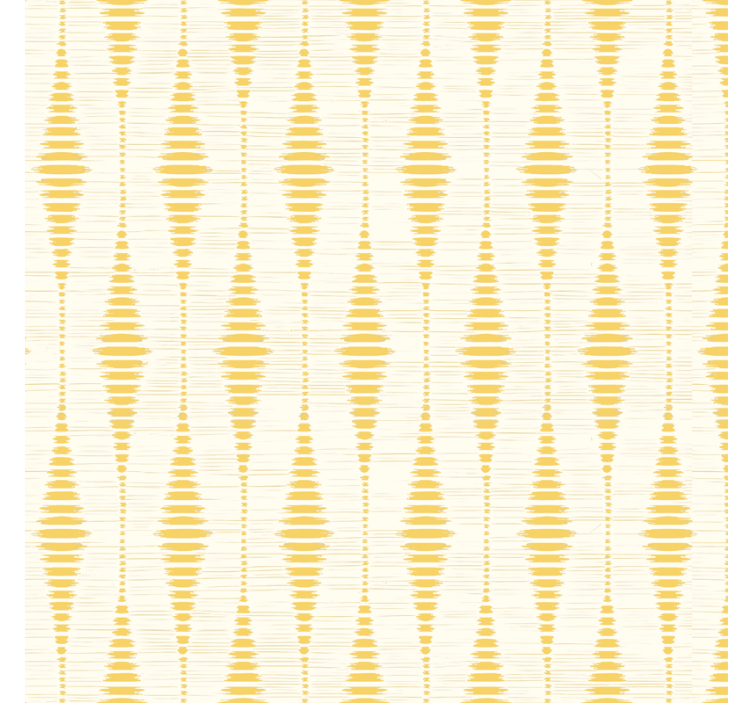 Yellow rabaul ikat wallpaper - TenStickers