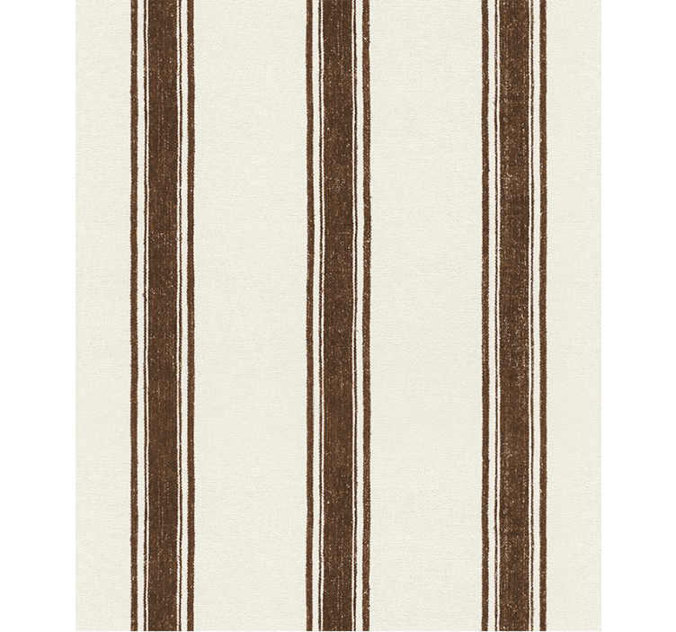 Wallpaper vertical lines in brown - TenStickers