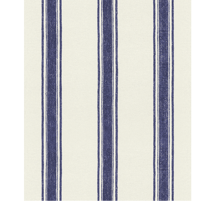 Navy blue vertical lines wallpaper - TenStickers