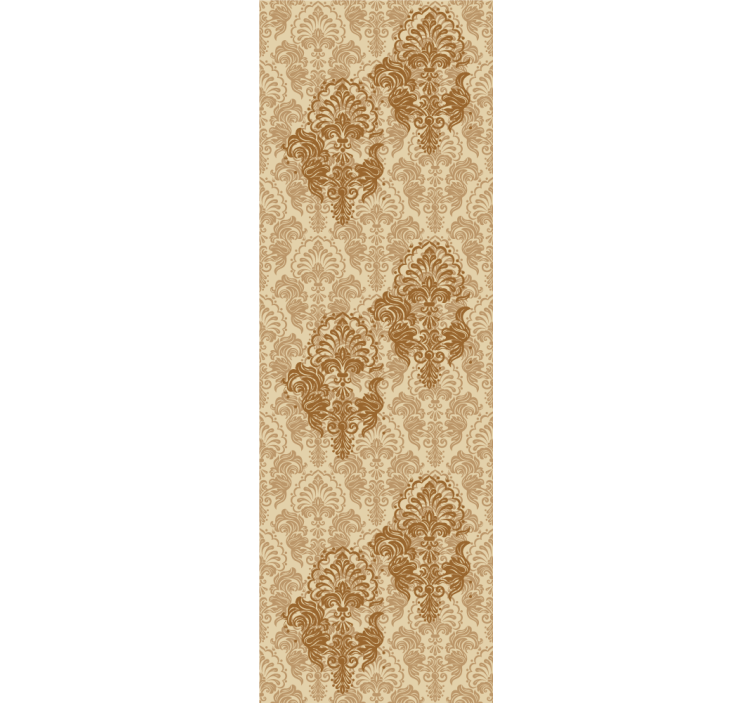 Ornamental wallpaper in a vintage warm faded design - TenStickers