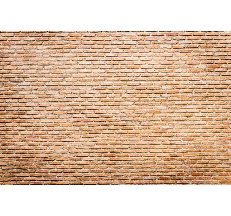 Worn pattern brick wallpaper - TenStickers