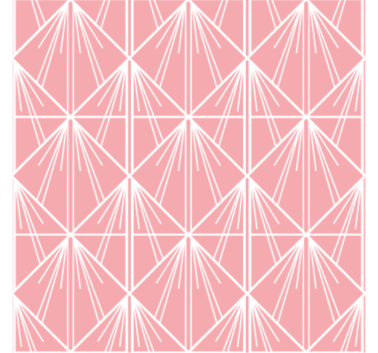 Ornamental wallpaper with geometric design - TenStickers