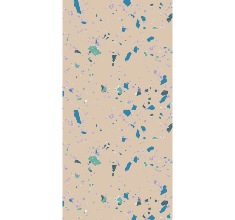 Bedroom wallpaper abstract geometric design - TenStickers