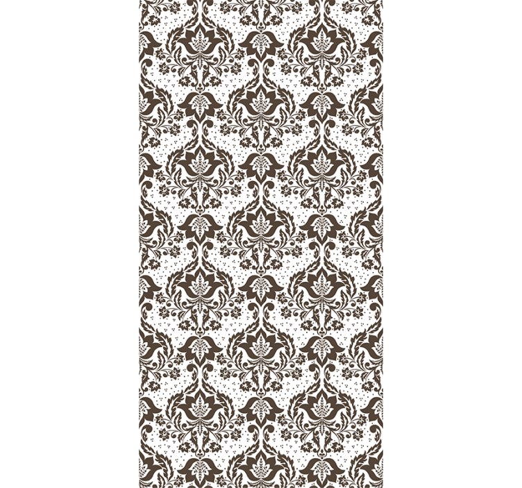 Vintage wallpaper baroque design - TenStickers