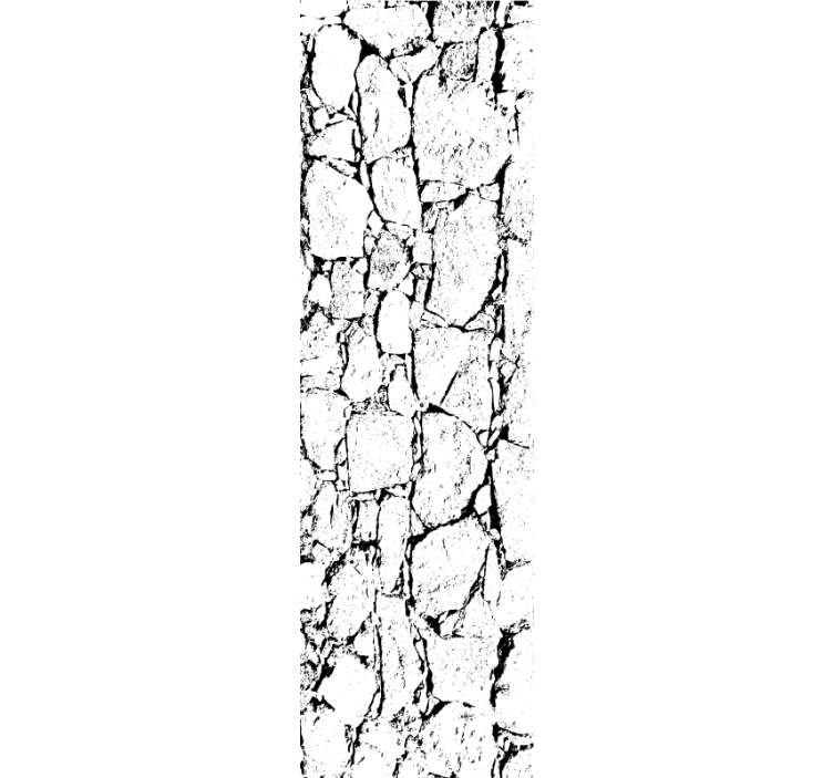 Marble wallpaper in cracked grey style - TenStickers