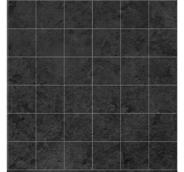 Stone wallpaper sleek black squares - TenStickers
