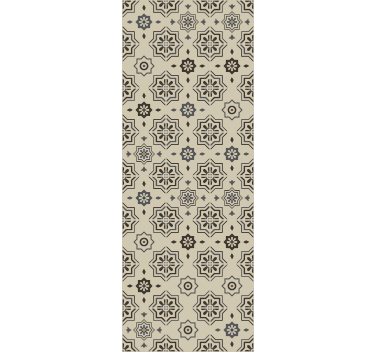 Tile wallpaper patterned runner - TenStickers