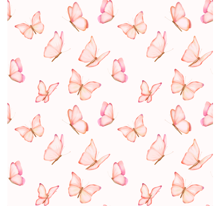 Kids wallpaper in a pink pattern - TenStickers