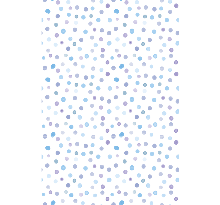 Skandinavian wallpaper colorful painted dots - TenStickers