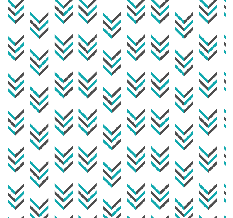 Skandinavian wallpaper in blue arrows - TenStickers