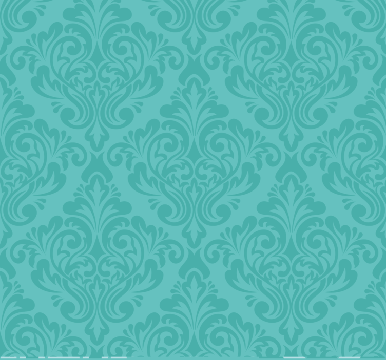 Classic wallpaper damask pattern design - TenStickers