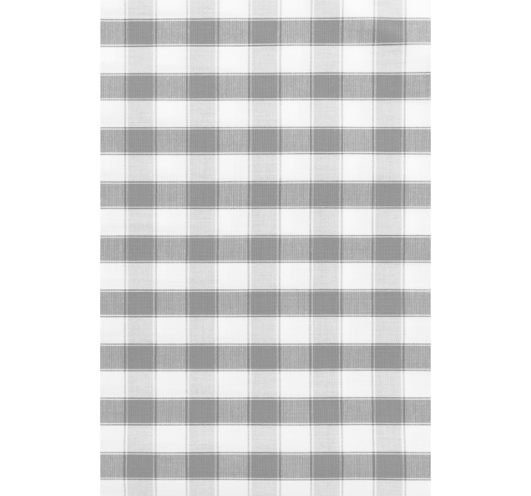 Living room wallpaper classic checkered design - TenStickers