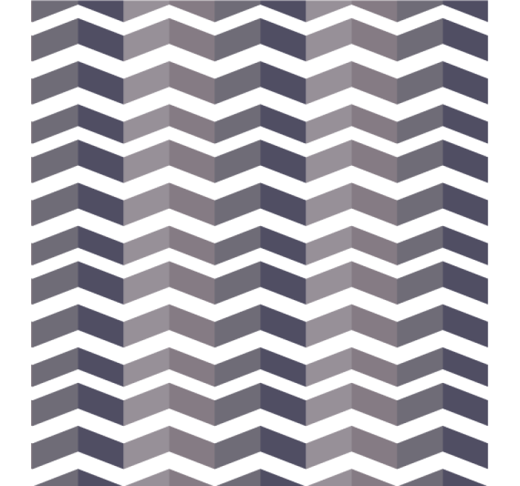 Living room wallpaper chevron pattern design - TenStickers
