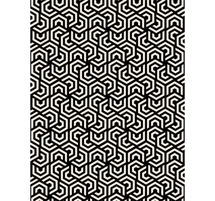 Modern wallpaper hypnotic design - TenStickers