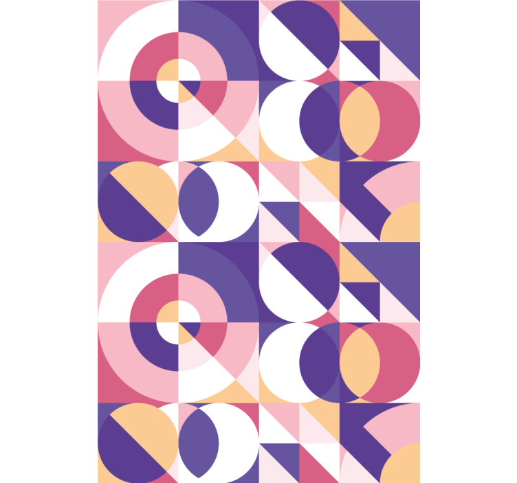 Modern wallpaper abstract geometric art - TenStickers