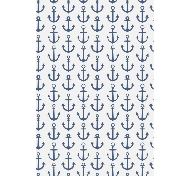 Modern wallpaper hampton style anchor set - TenStickers