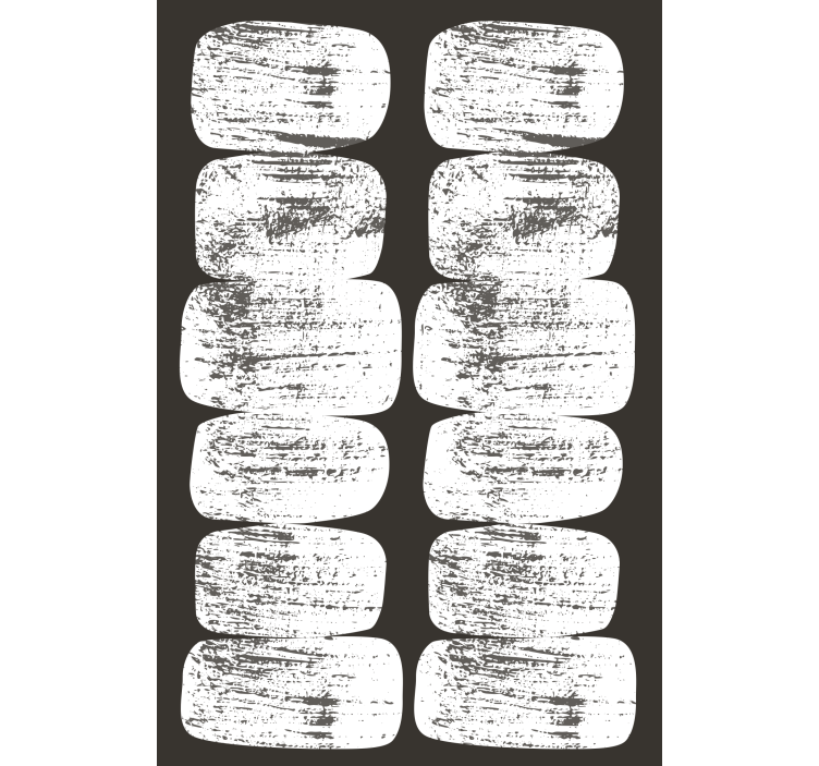 Modern wallpaper with mid-century geometric design - TenStickers