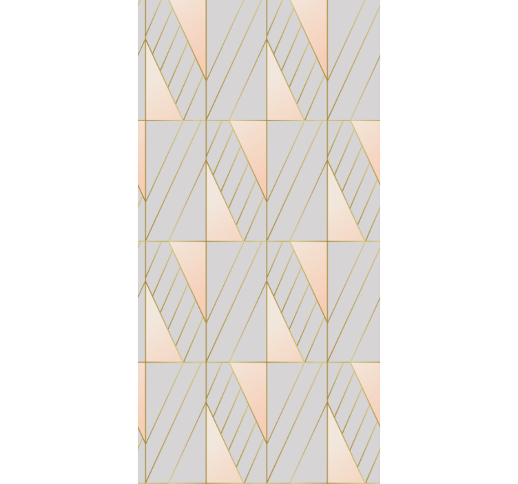 Modern wallpaper geometric patterned lines - TenStickers