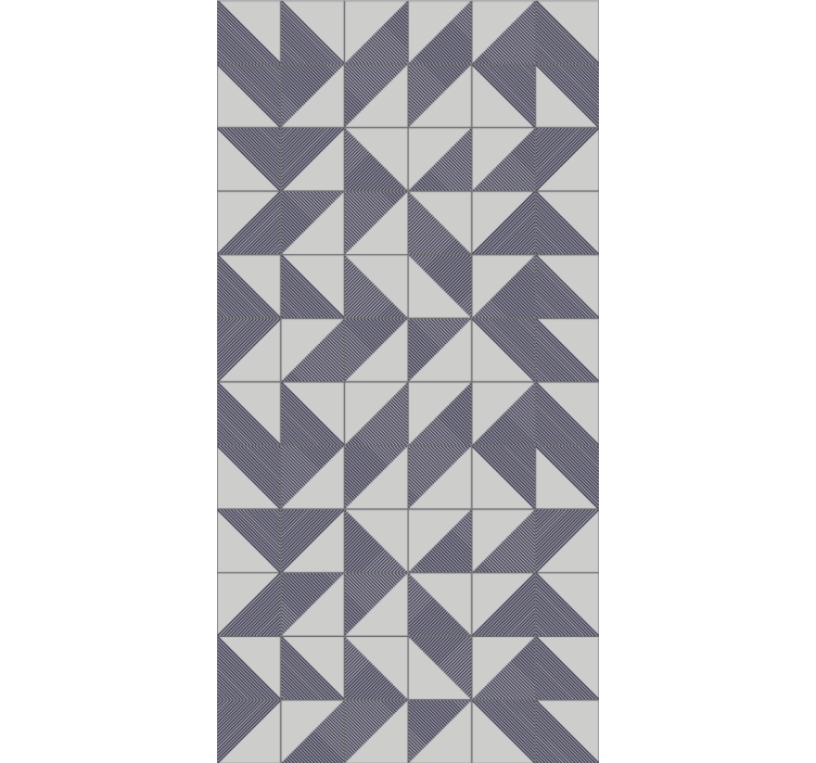 Modern wallpaper geometric patterned harmony - TenStickers