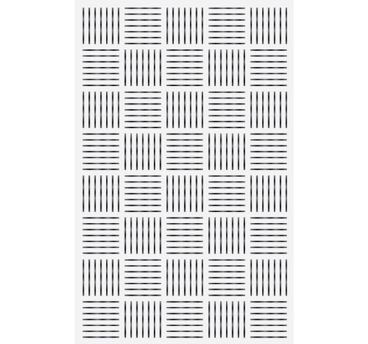 Kitchen wallpaper in nordic line design - TenStickers