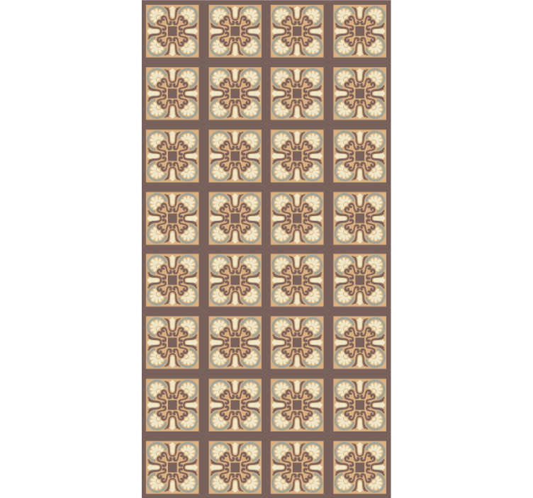 Kitchen wallpaper with ceramic tile design - TenStickers