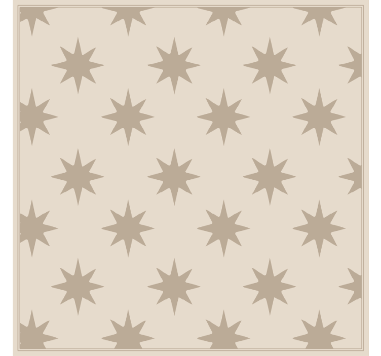Starry beige kitchen wallpaper - TenStickers