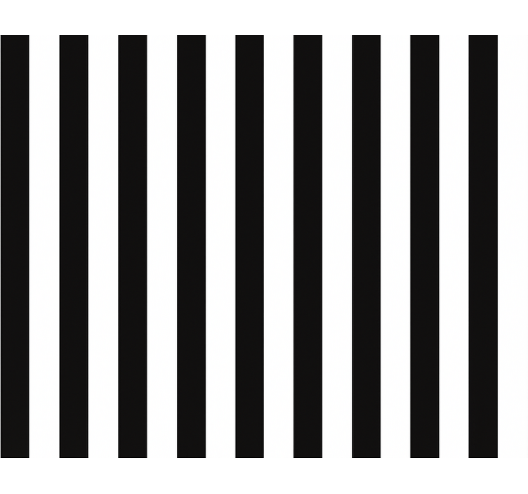 Classic striped living room wallpaper - TenStickers