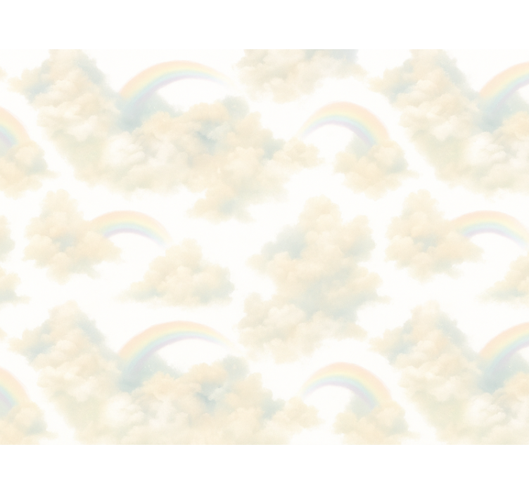 Kids wallpaper colorful sky design - TenStickers
