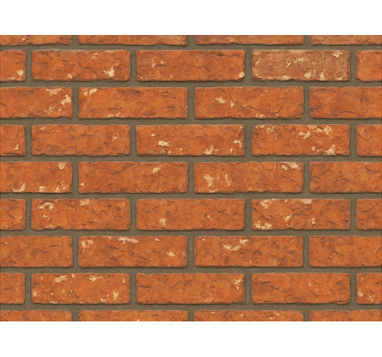 Living room wallpaper urban brick design - TenStickers