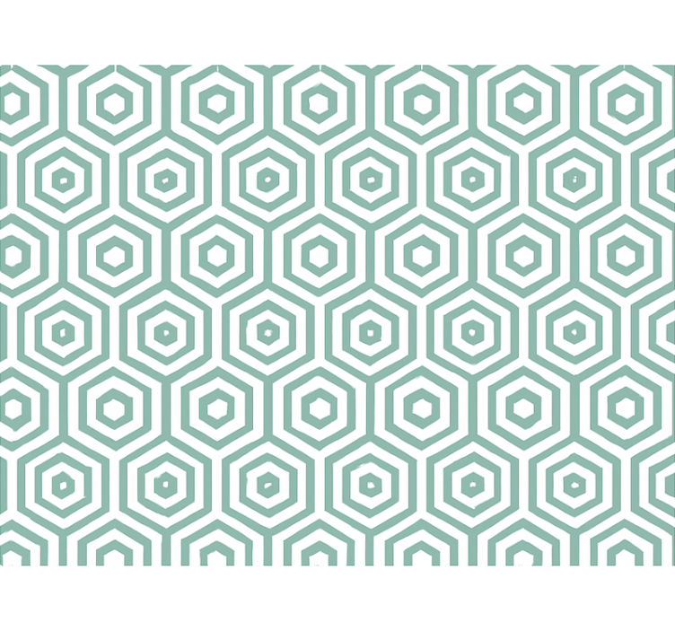 Abstract geometric living room wallpaper - TenStickers