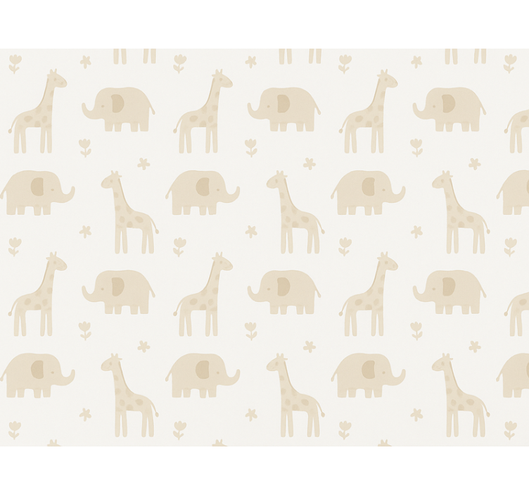 Kids wallpaper kids neutral striped design - TenStickers