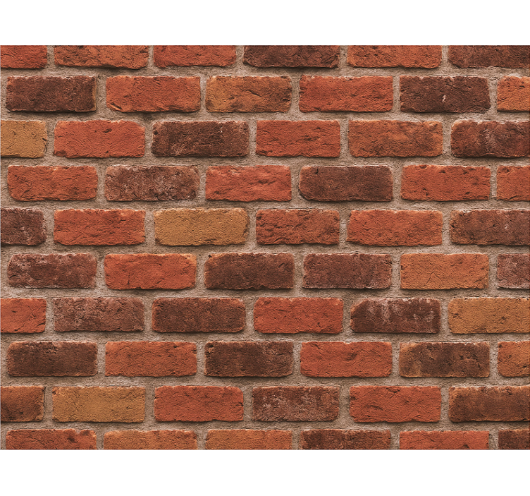 Master bedroom wallpaper rustic brick stone - TenStickers