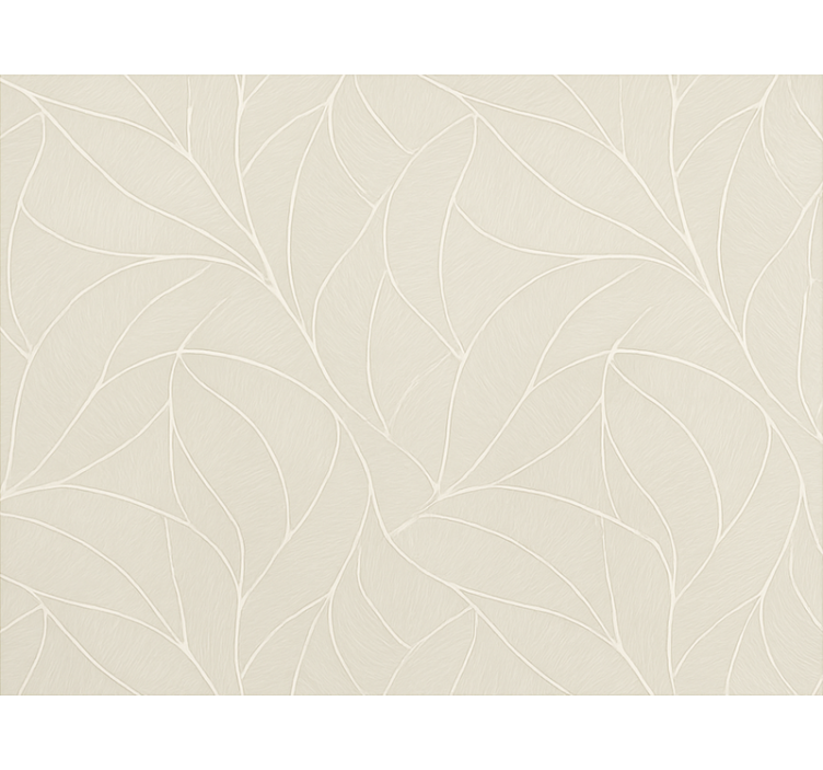 Master bedroom wallpaper pale floral design - TenStickers