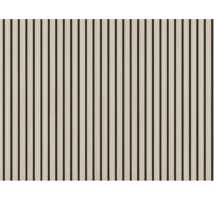 Living room wallpaper in beige and black wood - TenStickers