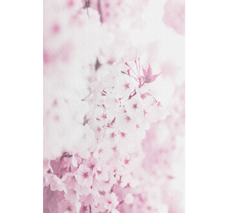 Flower wallpaper light pink floral background - TenStickers
