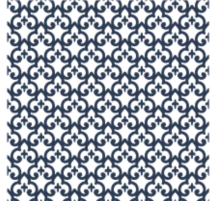 Black and white elegant motif living room wallpaper - TenStickers