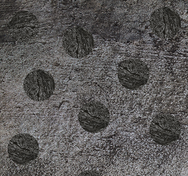 Abstract Circular Motifs Texture Pattern Wallpaper - TenStickers