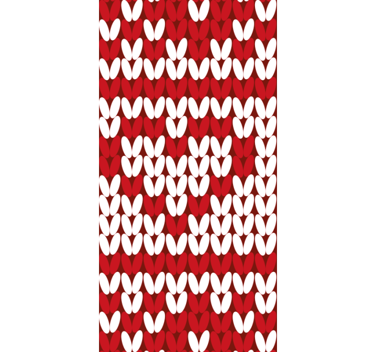 Heart Dot Pattern custom wallpaper - TenStickers