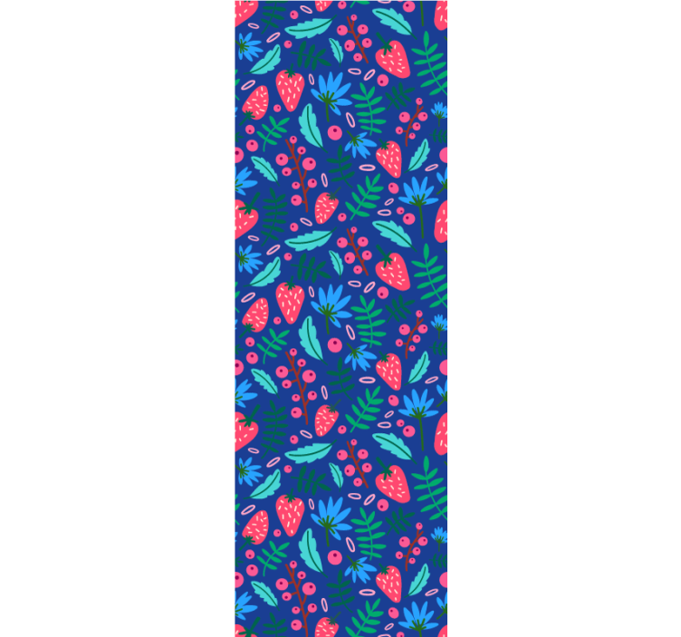 Floral Botanic Patterns leaf wallpaper - TenStickers