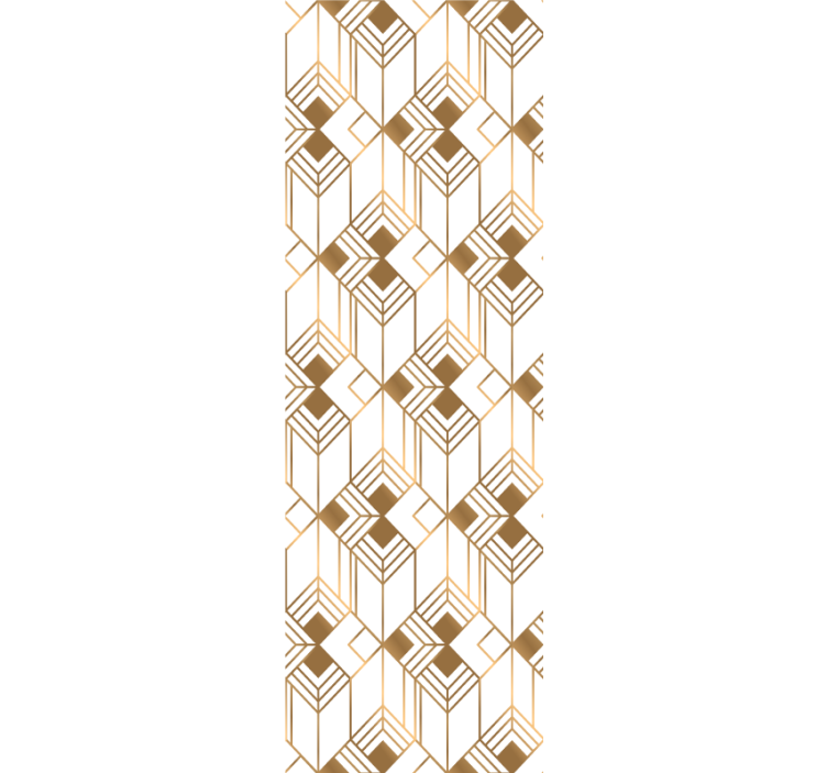 Geometric lines art  striped wallpaper - TenStickers