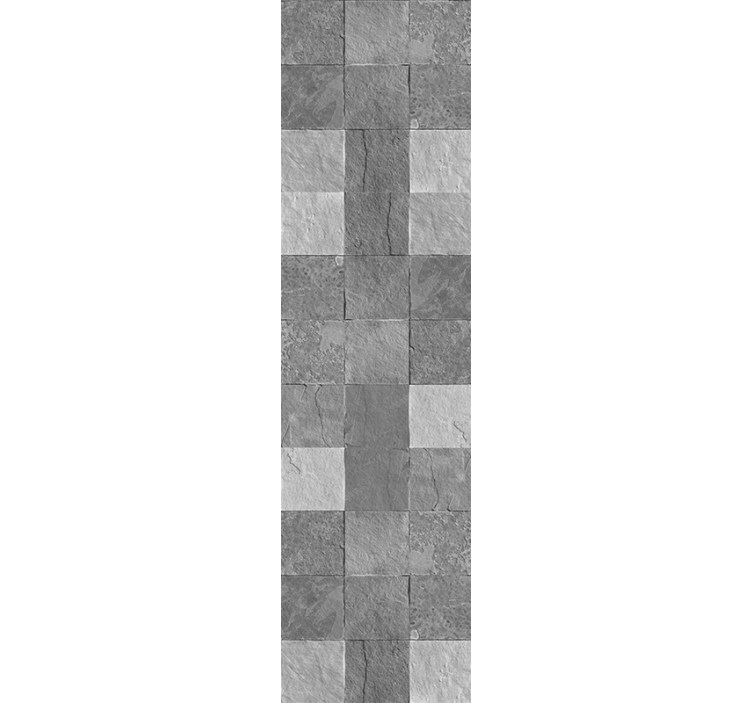 Tiled stones pattern stone wallpaper - TenStickers