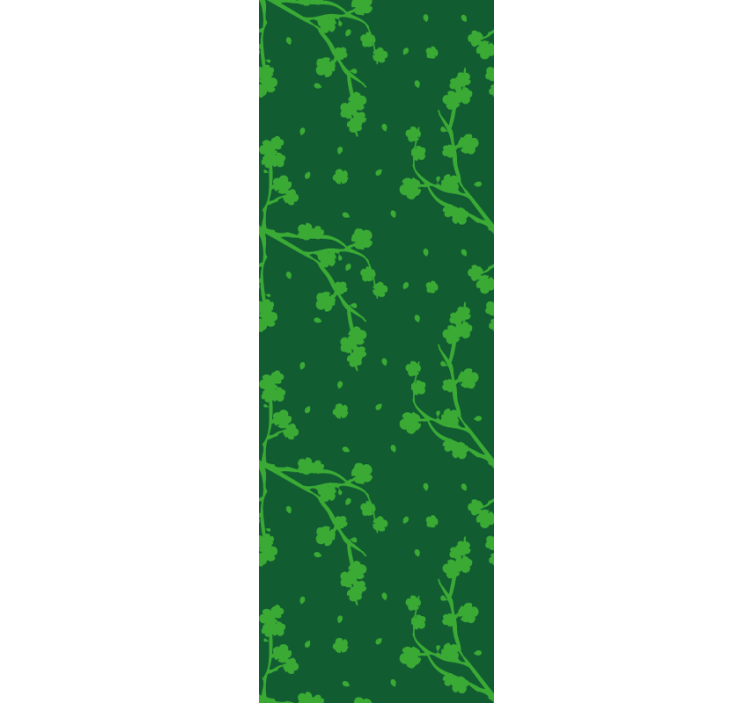 Botanical Greenery leaf wallpaper - TenStickers