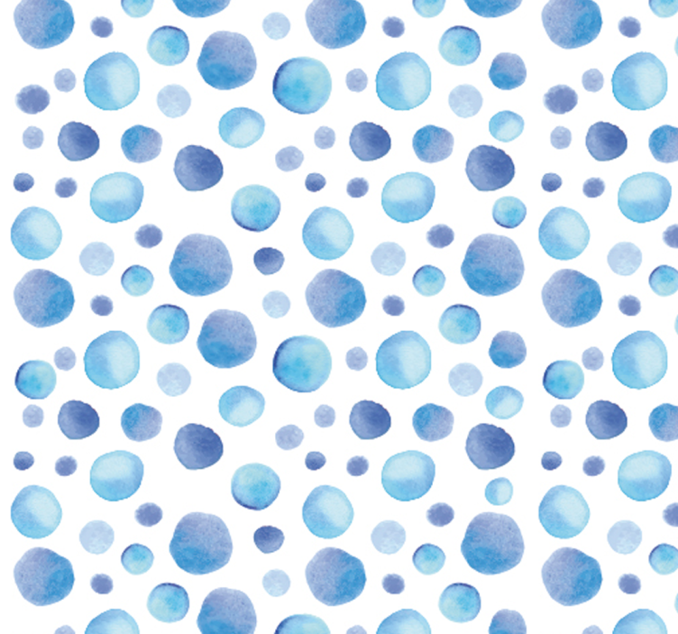 Colourful Bubbles Circle Pattern Wallpaper - TenStickers