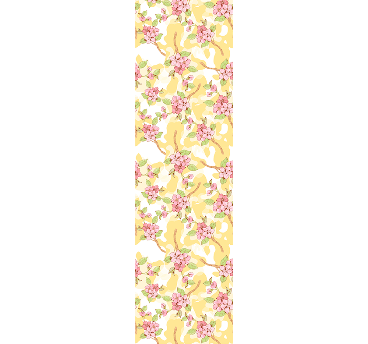 Floral Cascade flower wallpaper - TenStickers