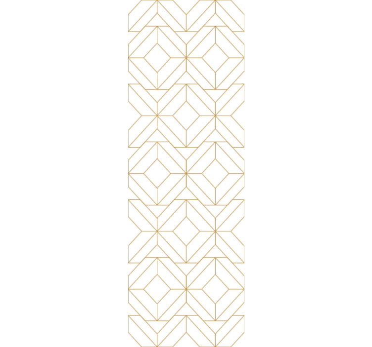 Modern geometric pattern Wallpaper - TenStickers
