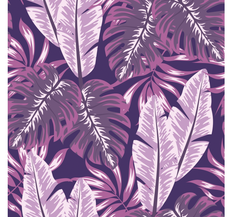 Purple maranta flower wallpaper - TenStickers